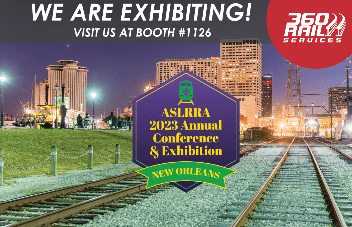 360 Rail Services to Exhibit at This Year's ASLRRA Conference and Exhibition